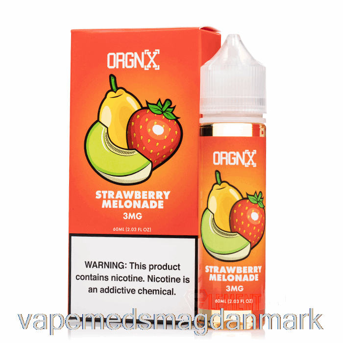 Vape Væske Jordbærmelonade - Orgnx E-væske - 60ml 0mg